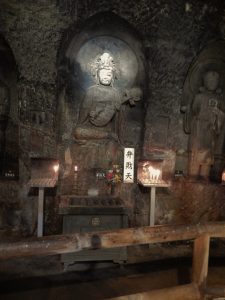 Benten goddess follower statue