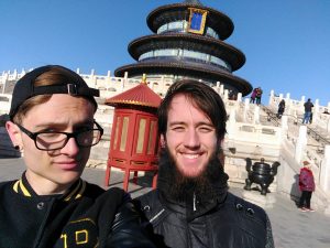 Jesse and I, Temple of Heaven, Beijing 