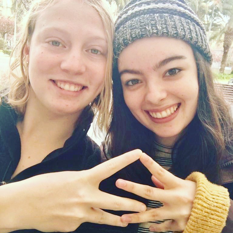 Sigma sisters Kristen Huth (left) and Jordan Keller (right) reunite!