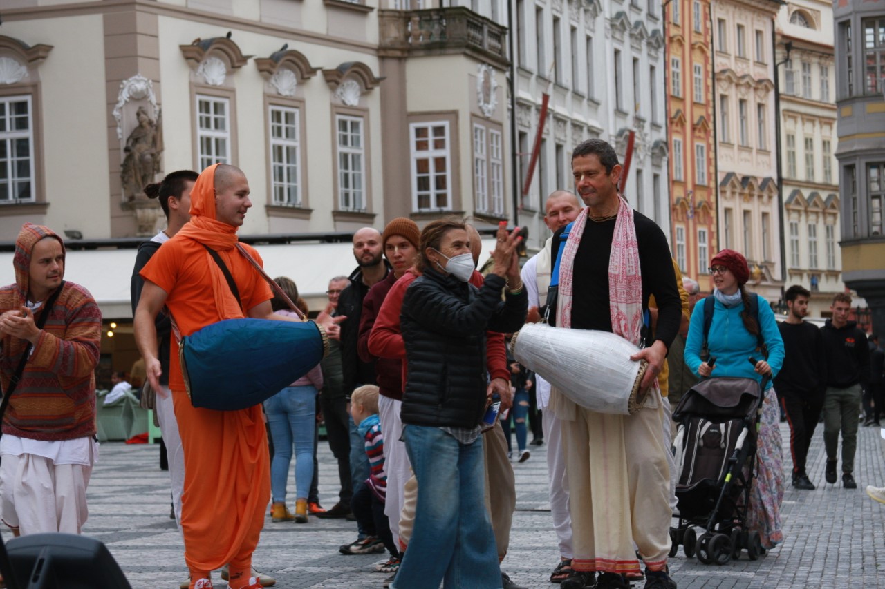 A Bohemian Music Group in Old Town Prague