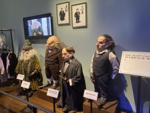 Different dwarf magical characters from the harry potter movies. Pointy ears and all.