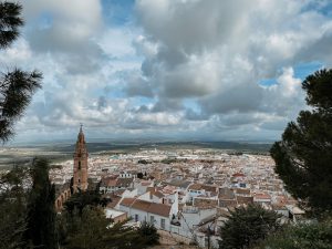 Overlook of a southern Spanish town 
