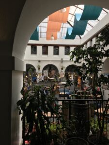 Food court in Historic center of Quito
