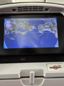 Flight map.
