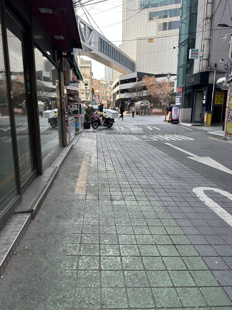 Street in Seoul.