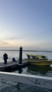 Speedboat on the water 