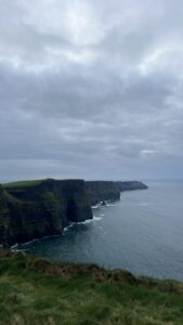 Large cliffs over the ocean