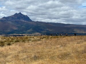 The Ecuadorian highlands, with Rumiñahui in the background.