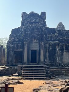 Photo of Smiley Face (Bayon) Temple's outside in Siem Reap, Cambodia.