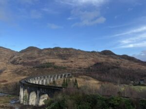 The Harry Potter Bridge from above