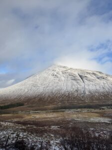 A snow covered Mountain