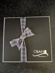 Oban Chocolate Company box of Chocolate