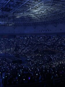 Aespa fans during concert