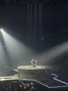 Aespa during one of their performances