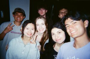 My friends and I in AirBNB in Busan South Korea